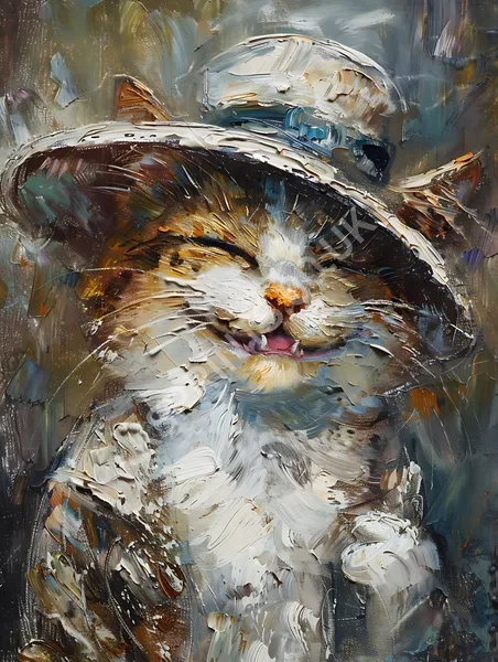 Smiling cat painting326.webp
