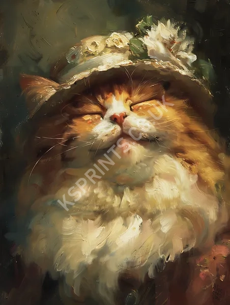 Smiling cat painting334.webp