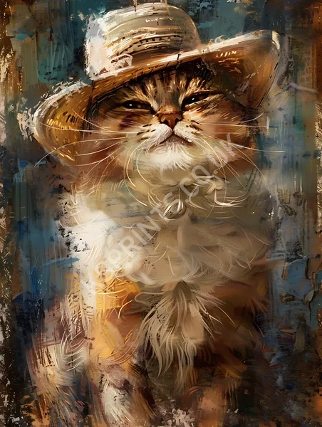 Smiling cat painting345.webp